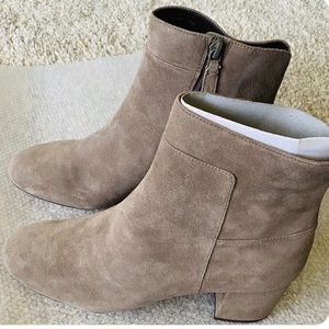 Cole Haan Arden Grand Morel Suede Bootie  Size 8 1/2 B.   NEW in box!